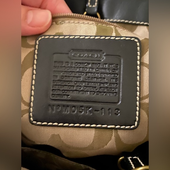 Vintage Coach Legacy Straw & Leather Satchel Tote Handbag - Picture 15 of 16